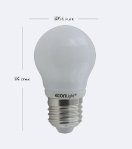 LED Birne Mattglas P5501 5W (220-240V)